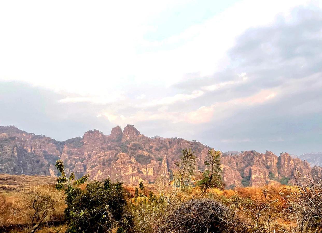 Piedra De Cobre Aparthotel Tepoztlán Exteriör bild